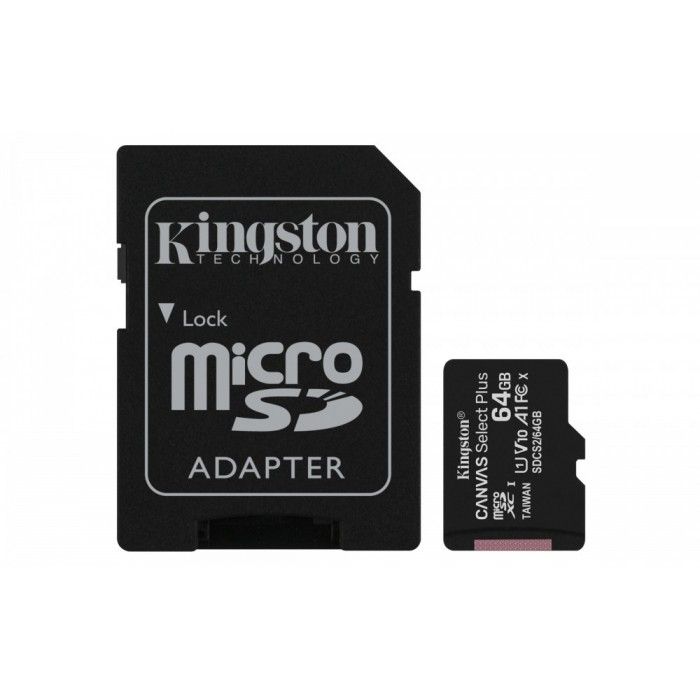 Canvas Select Plus Carto de Memria flash (Adaptador microSDXC para SD Includo) 64 GB A1 / Video C