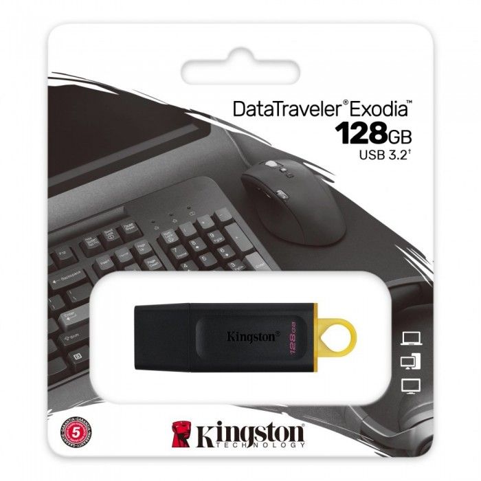Pen DataTraveler DTX 128GB USB 3.2 Gen1 Preto