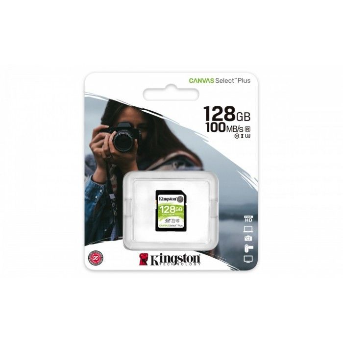 SD 128GB CANVAS SDXC 100R C10 UHS-I U3 V10