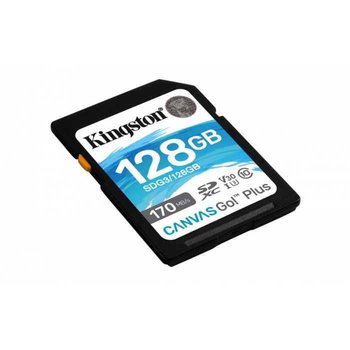 Carto de Memria SDXC 128GB Canvas GO Plus 170MB/S CLASS 10 UHS-I U3 V30