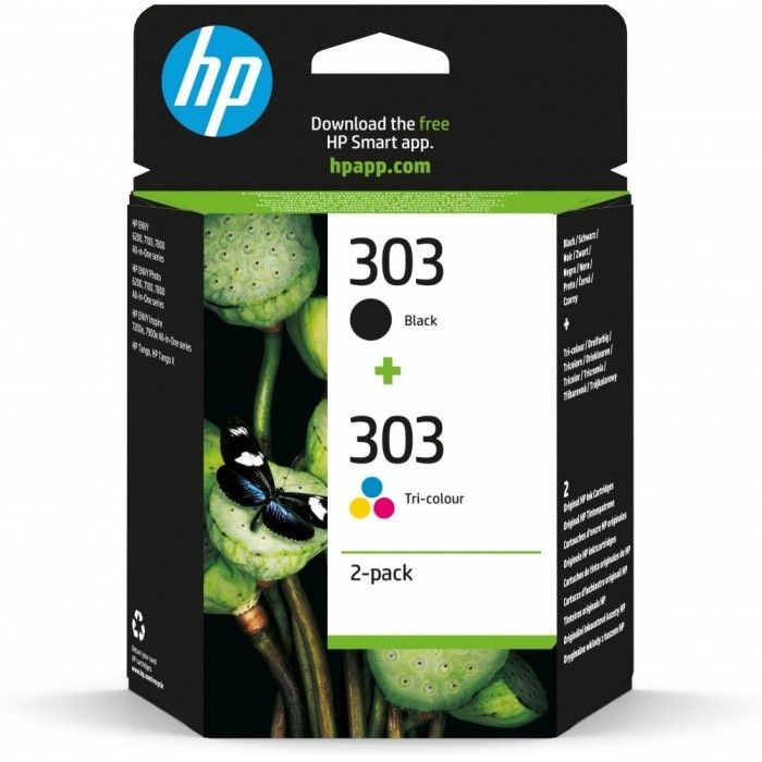 Tinteiro HP 303 MultiPack Black/Color - 3YM92AE