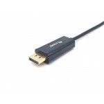 Equip 133428 Adaptador de cabo de vdeo 3 m USB Type-C DisplayPort Cinzento