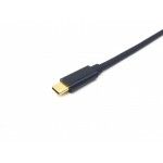 Equip 133428 Adaptador de cabo de vdeo 3 m USB Type-C DisplayPort Cinzento
