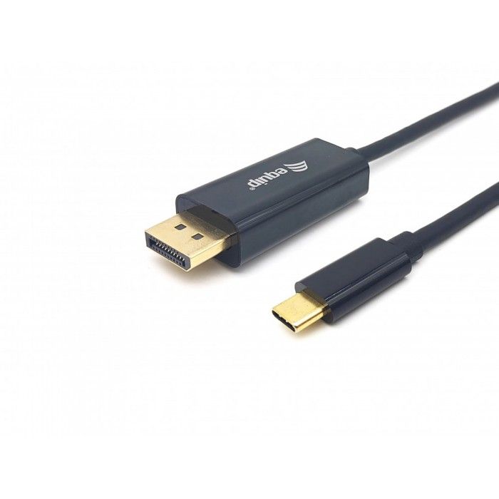 Equip 133428 Adaptador de cabo de vdeo 3 m USB Type-C DisplayPort Cinzento