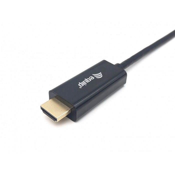 Equip 133413 Adaptador de cabo de vdeo 3 m USB Type-C HDMI Type A (Standard) Preto