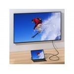 Equip 133413 Adaptador de cabo de vdeo 3 m USB Type-C HDMI Type A (Standard) Preto
