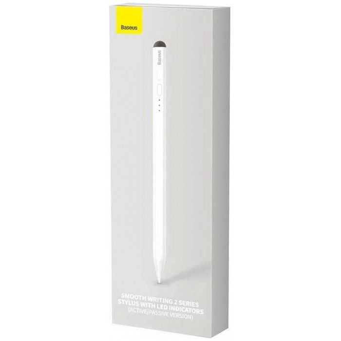 Pencil Smooth Writing 2 Stylus With Led Indicators Branco