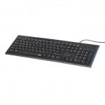 TECLADO ANZANO, MULTIMDIA, COM FAIXAS de LUZ LATERAIS