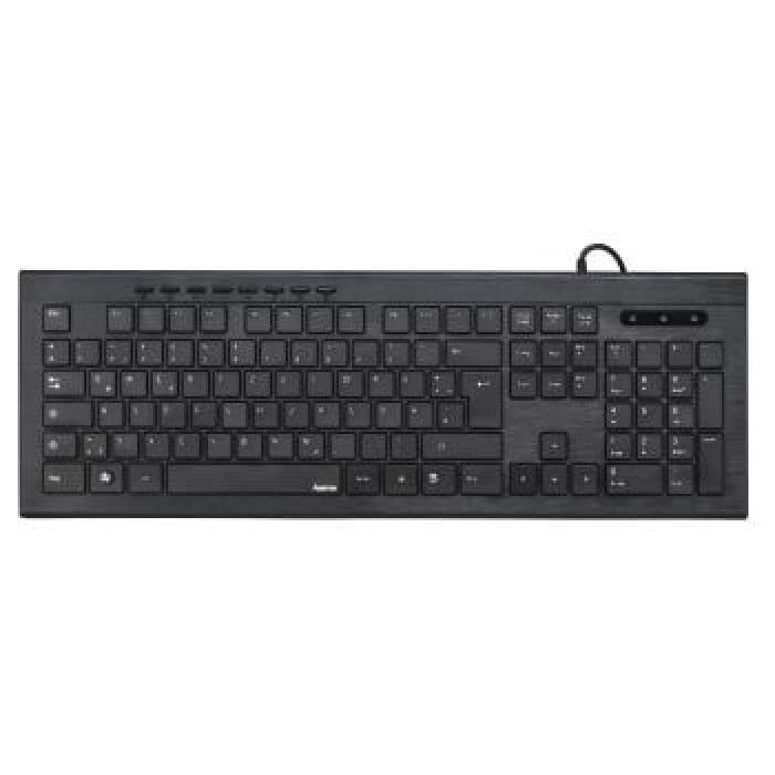 TECLADO ANZANO, MULTIMDIA, COM FAIXAS de LUZ LATERAIS