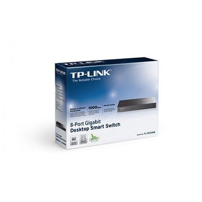 Switch TP-Link SG2008 JetStream 8 Portas Gigabit Smart Switch