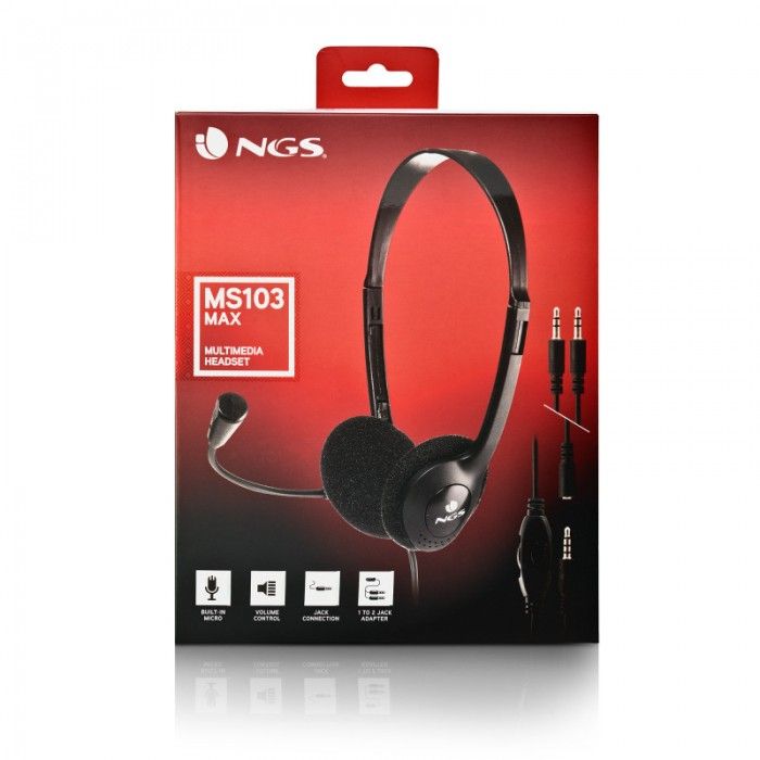 Auscultadores com Microfone NGS MS103 MAX
