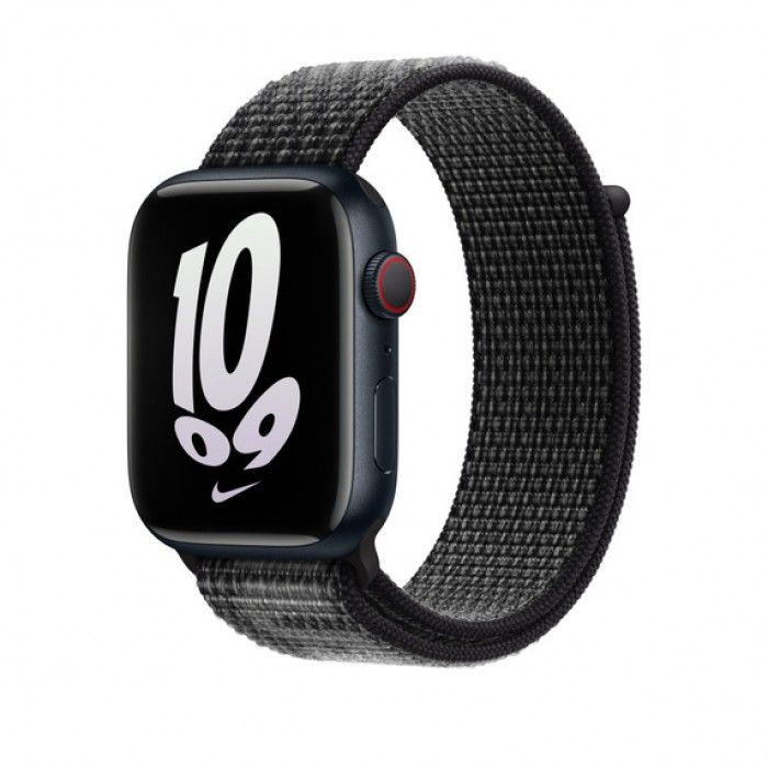 Bracelete Nike Loop 45mm Preto/Branco cume