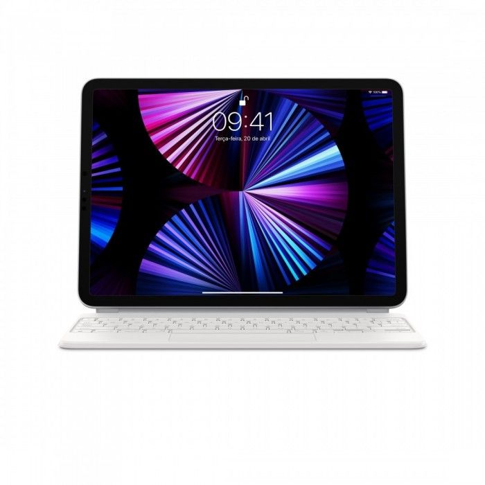 Magic Keyboard para iPad Pro 11 polegadas (3ageracao) e iPad Air (4ageracao) - Portugues - Branco