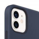 Capa em Silicone c/ MagSafe Para iPhone 12 / 12 Pro - Azul Profundo