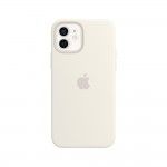 Capa em Silicone c/ MagSafe Para iPhone 12 / 12 Pro - Branco