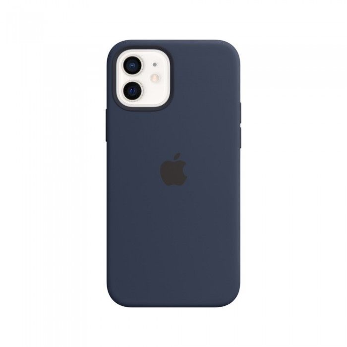 Capa em Silicone c/ MagSafe Para iPhone 12 / 12 Pro - Azul Profundo