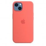 Capa Silicone/MagSafe iPhone 13 Toranja rosa