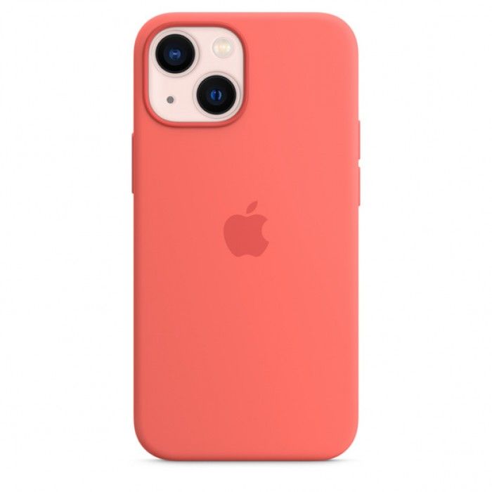 Capa Silicone/MagSafe iPhone 13 Mini Toranja rosa