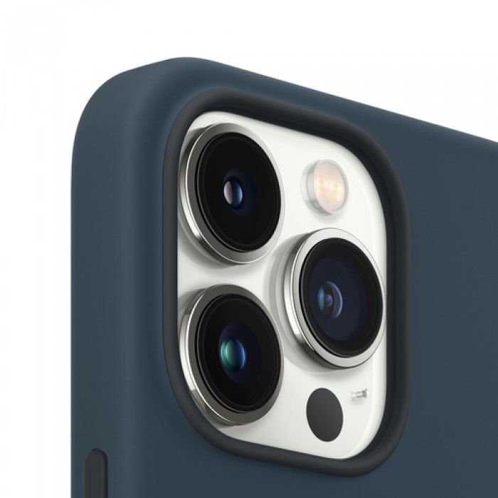 Capa em silicone c/ MagSafe Para iPhone 13 Pro - Azul abissal