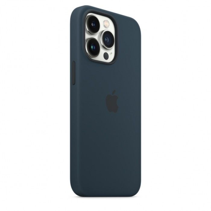 Capa em silicone c/ MagSafe Para iPhone 13 Pro - Azul abissal