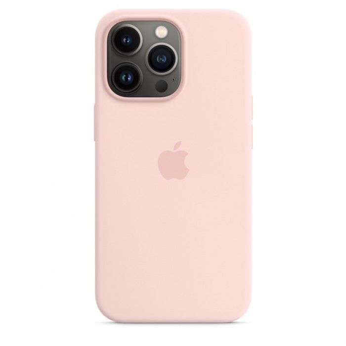 Capa Silicone/MagSafe iPhone 13 Pro Giz rosa