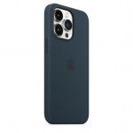 Capa em silicone c/ MagSafe Para iPhone 13 Pro - Azul abissal