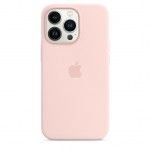 Capa Silicone/MagSafe iPhone 13 Pro Giz rosa