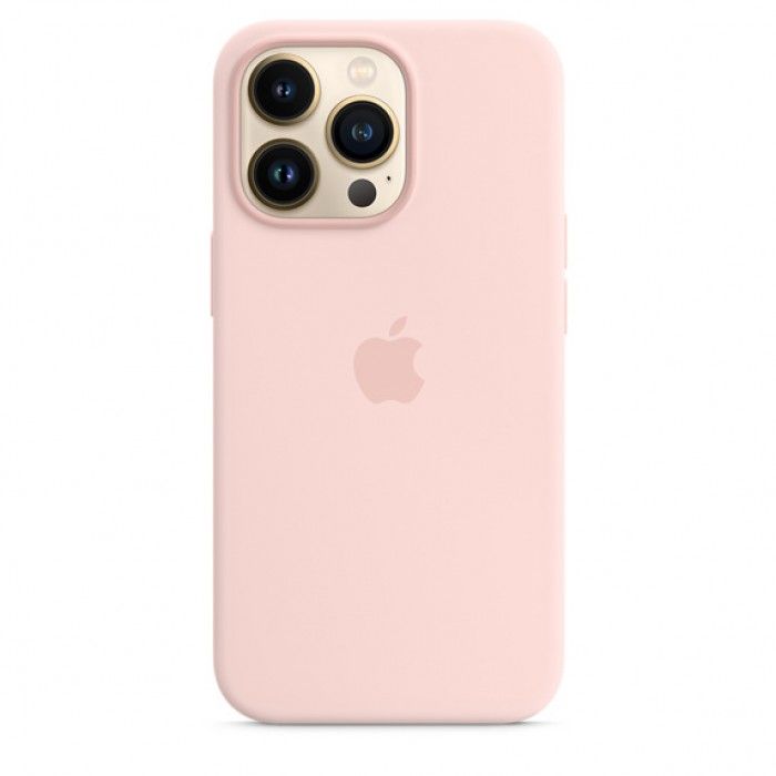 Capa Silicone/MagSafe iPhone 13 Pro Giz rosa
