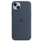iPhone 14 Plus Silicone MagSafe - Azul trovoada