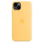 iPhone 14 Plus Silicone MagSafe - Amarelo solar