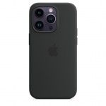 iPhone 14 Pro Silicone MagSafe - Meia-noite
