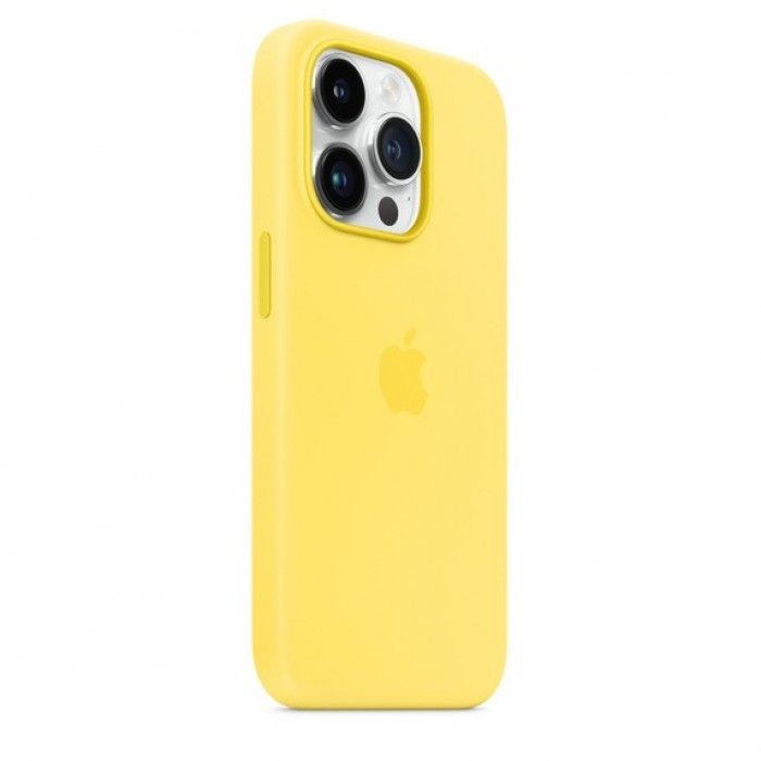 Capa Silicone Magsafe iPhone 14 Pro - Amarelo can?rio