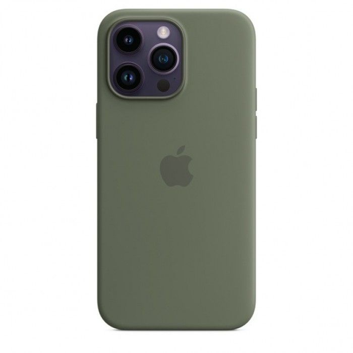 Capa Silicone Magsafe iPhone 14 Pro Max - Azeitona