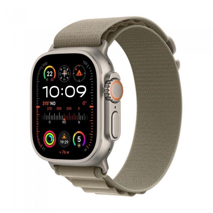 Watch Ultra 2 Cell 49mm Azeitona Alpino L