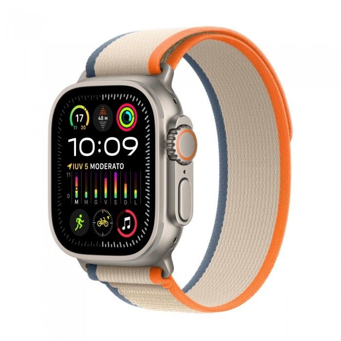 Watch Ultra 2 Cell 49mm Laranja/Beije Trail S/M