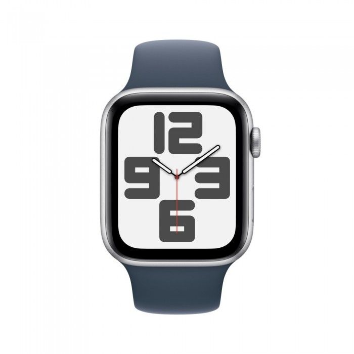Watch SE 44mm Prateado/Azul Trovoada Sport - S/M