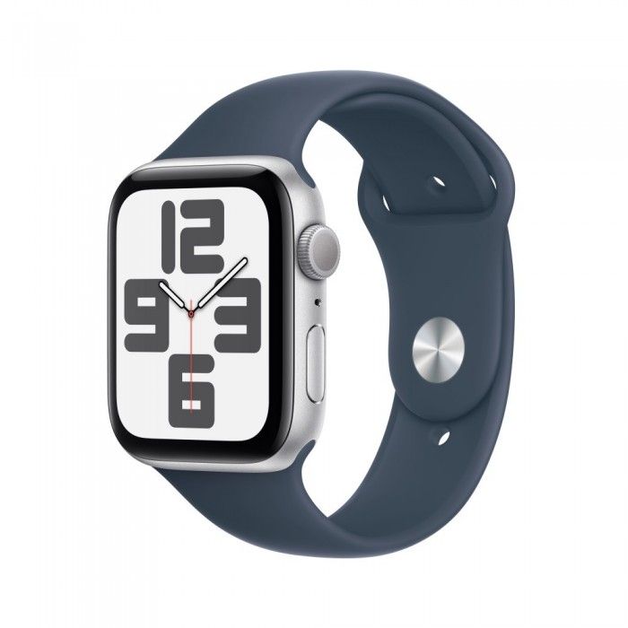 Watch SE 44mm Prateado/Azul Trovoada Sport - M/L