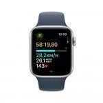 Watch SE 44mm Prateado/Azul Trovoada Sport - M/L
