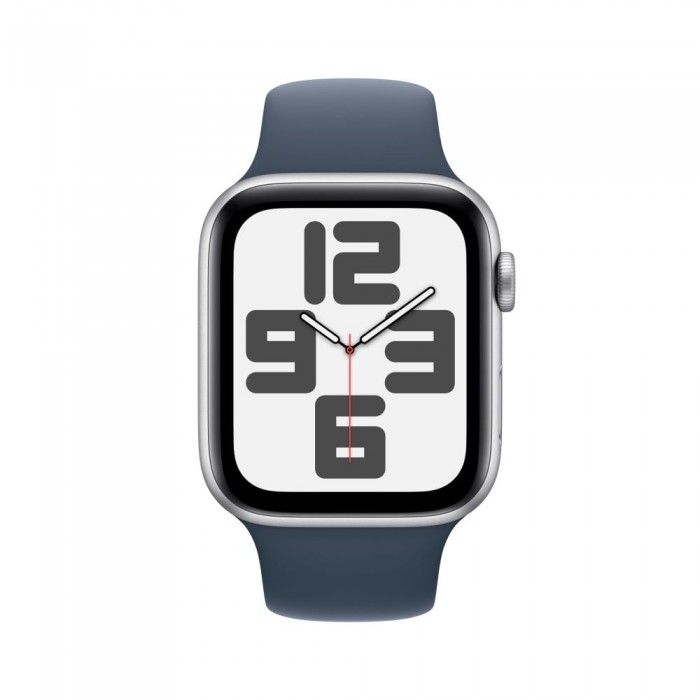 Watch SE 44mm Prateado/Azul Trovoada Sport - M/L