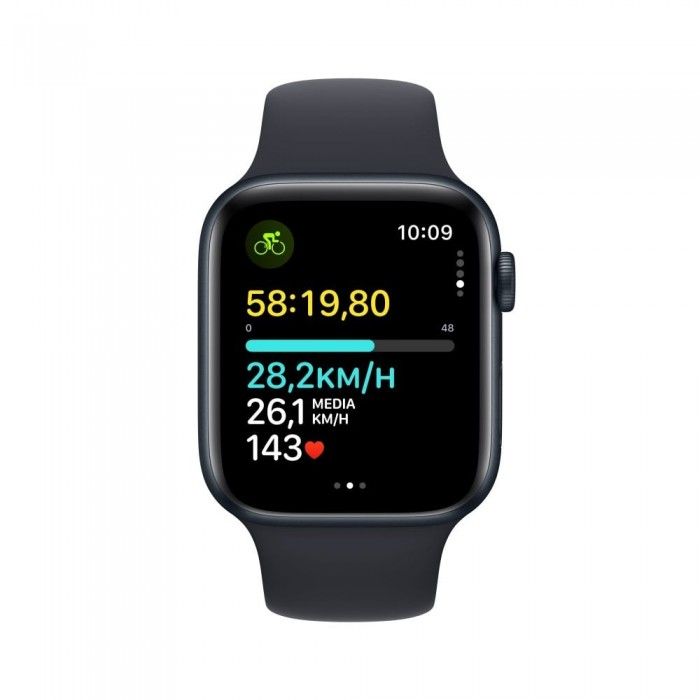 Watch SE Cell 44mm Meia-noite Sport - M/L