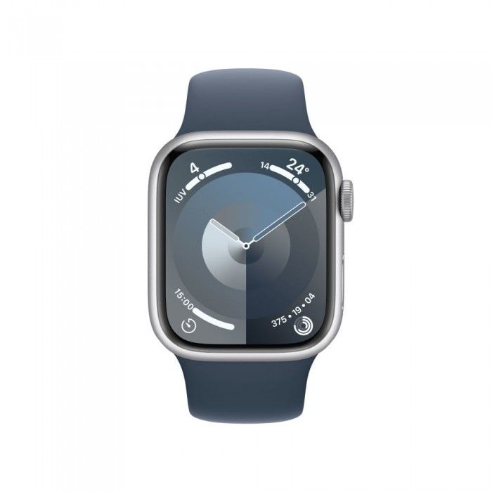 Watch S9 41mm Prateado/Azul Trovoada Sport - M/L