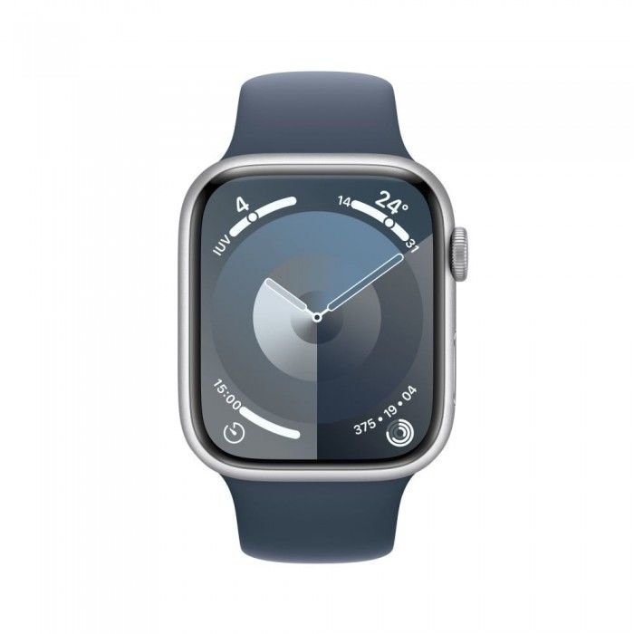 Watch S9 45mm Prateado/Azul Trovoada Sport - M/L
