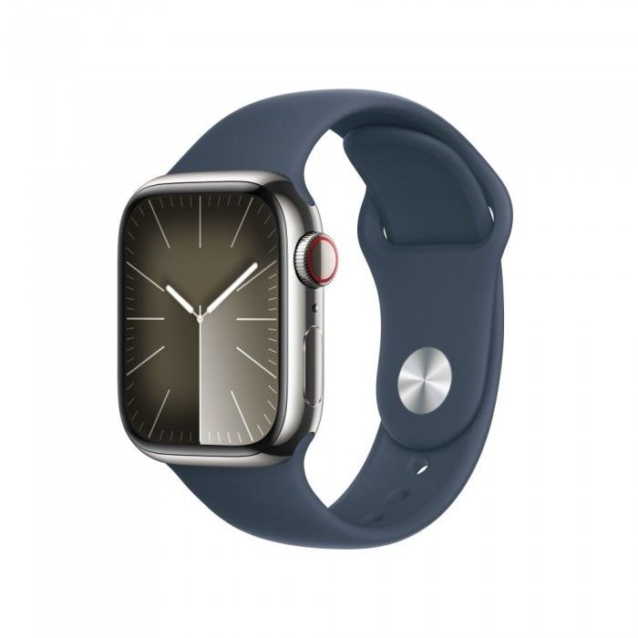 Watch S9 Cell 41mm Prateado/Azul Trovoada Sport - M/L