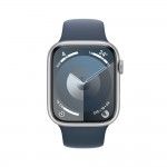Watch S9 Cell 45mm Prateado/Azul Trovoada Sport - S/M