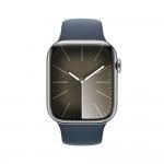 Watch S9 Cell 45mm Prateado/Azul Trovoada Sport - M/L