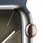 Watch S9 Cell 45mm Prateado/Azul Trovoada Sport - M/L