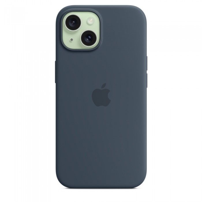 iPhone 15 Silicone Azul Trovoada