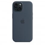 iPhone 15 Silicone Azul Trovoada