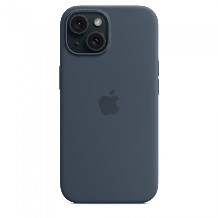 iPhone 15 Silicone Azul Trovoada