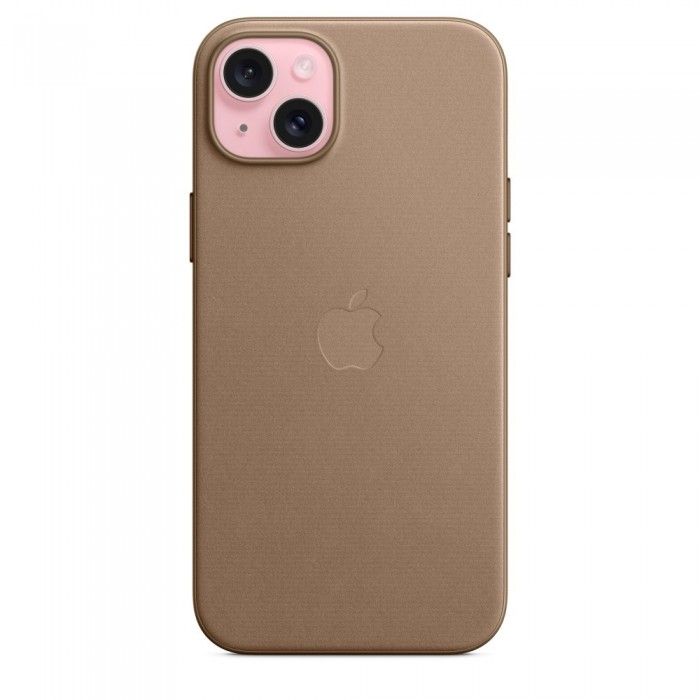 iPhone 15 Plus FineWoven Castanho-toupeira